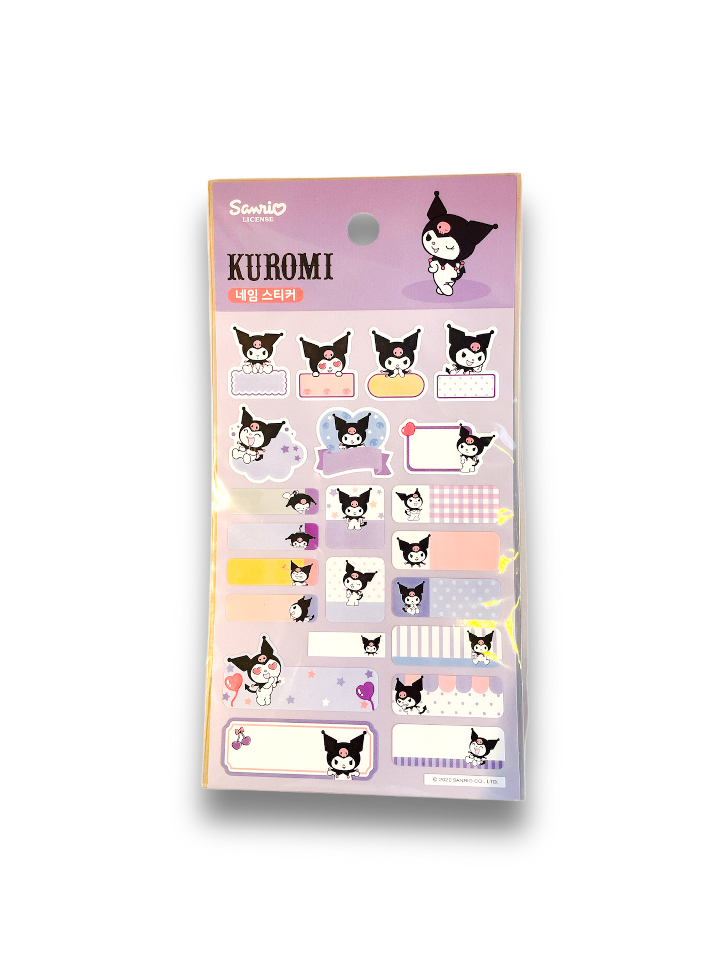 Sanrio Label Sticker Sheets My Melody, Cinnamoroll, Kuromi