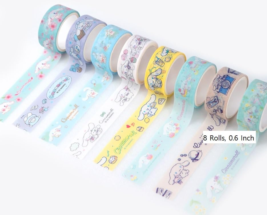 Sanrio Masking Tape 8 Pack