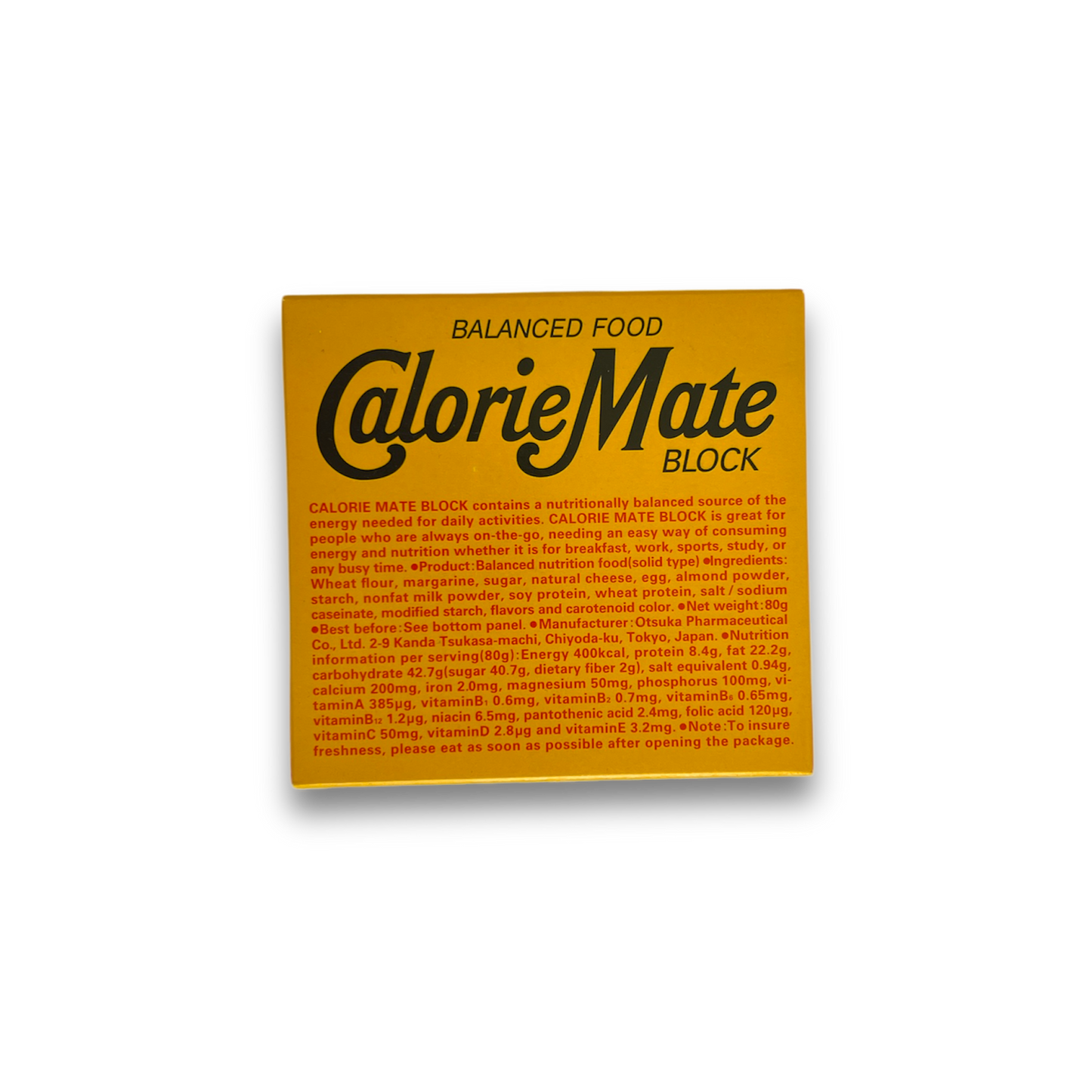 Calorie Mate Block All Flavors