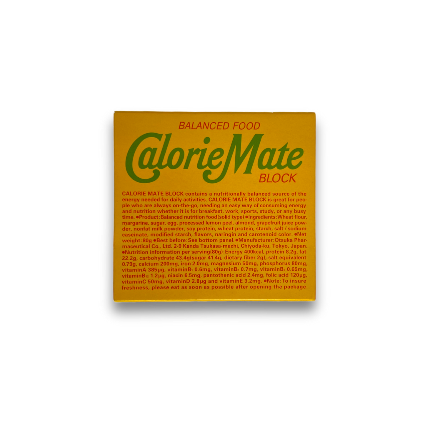 Calorie Mate Block All Flavors