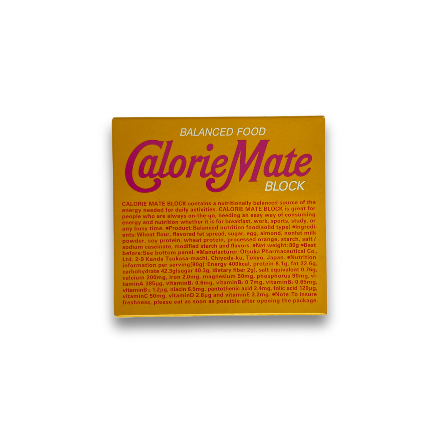 Calorie Mate Block All Flavors