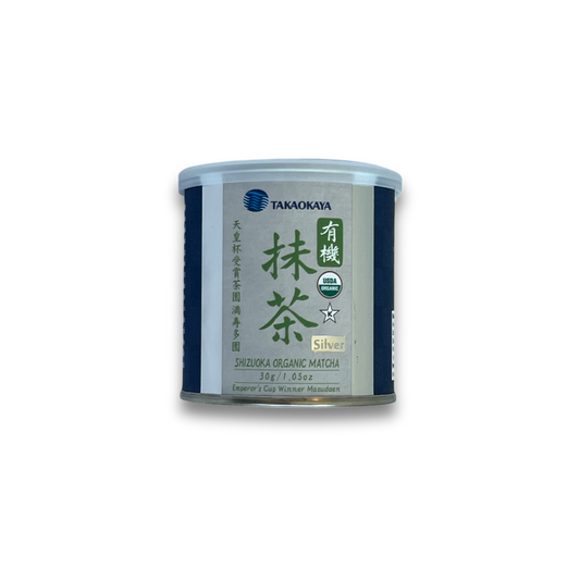 Takaokaya Shizuoka Matcha Powder Silver 30g