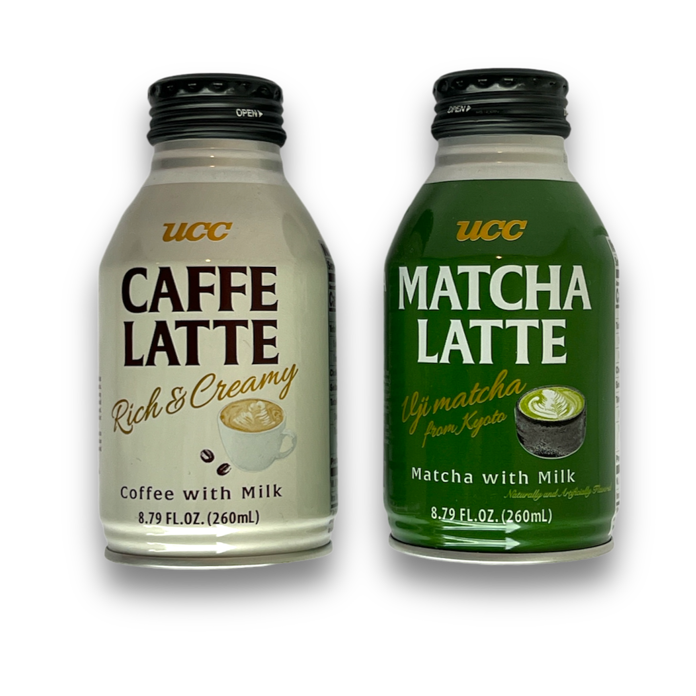 UCC Matcha and Cafe Latte