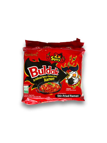 SamYang Buldak Spicy Chicken Ramen 2x Spicy All Sizes