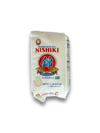 Nishiki Premium Grade Medium Grain Rice 2lb, 5lb