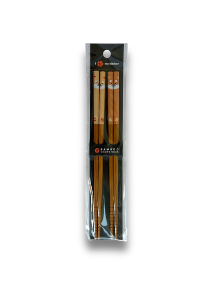 Cute Various Themed Bamboo Chopsticks