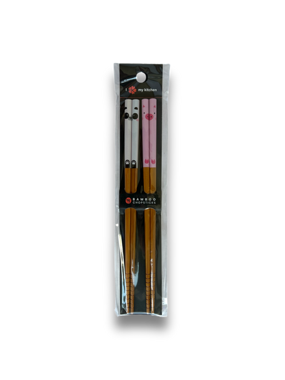 Cute Various Themed Bamboo Chopsticks