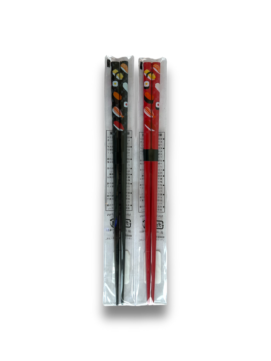 Black and Red Sushi Chopsticks