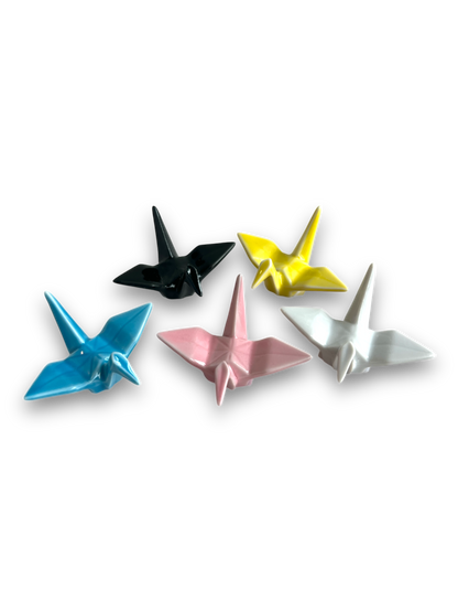 Origami Crane Chopstick Holders