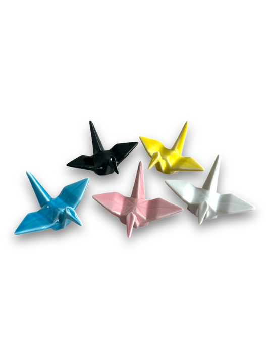 Origami Crane Chopstick Holders