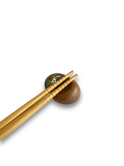 Round Stone Chopstick Holder