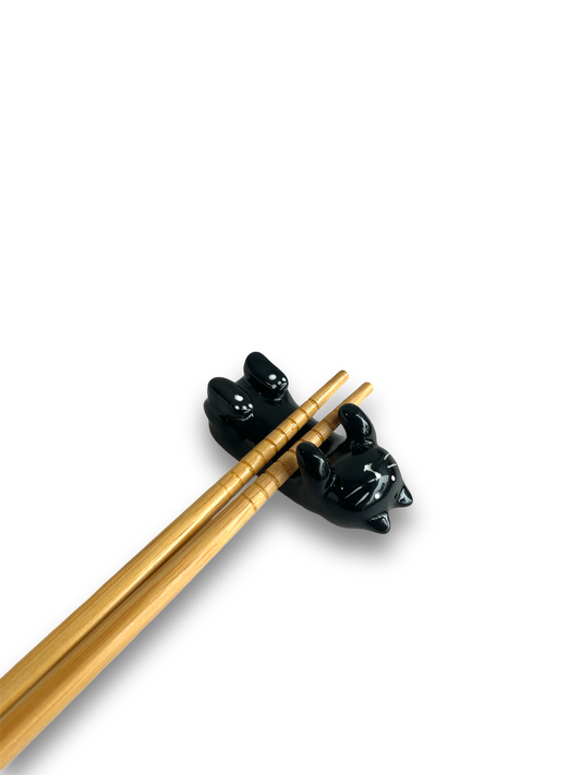 Black Cat Chopstick Holder