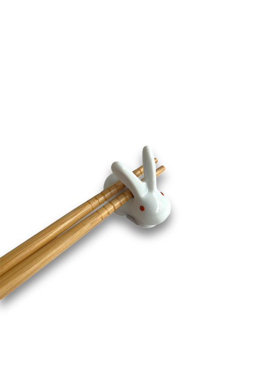 White Rabbit Chopstick Holder