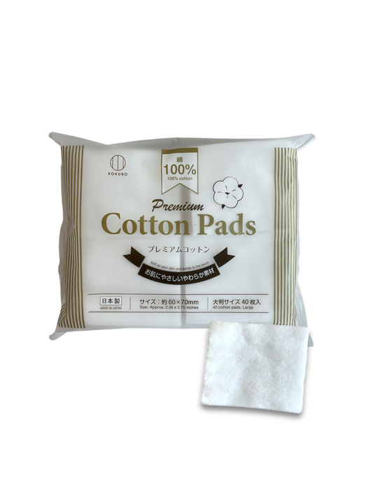 Kokubo 100% Cotton Premium Pads Large 40 pcs.