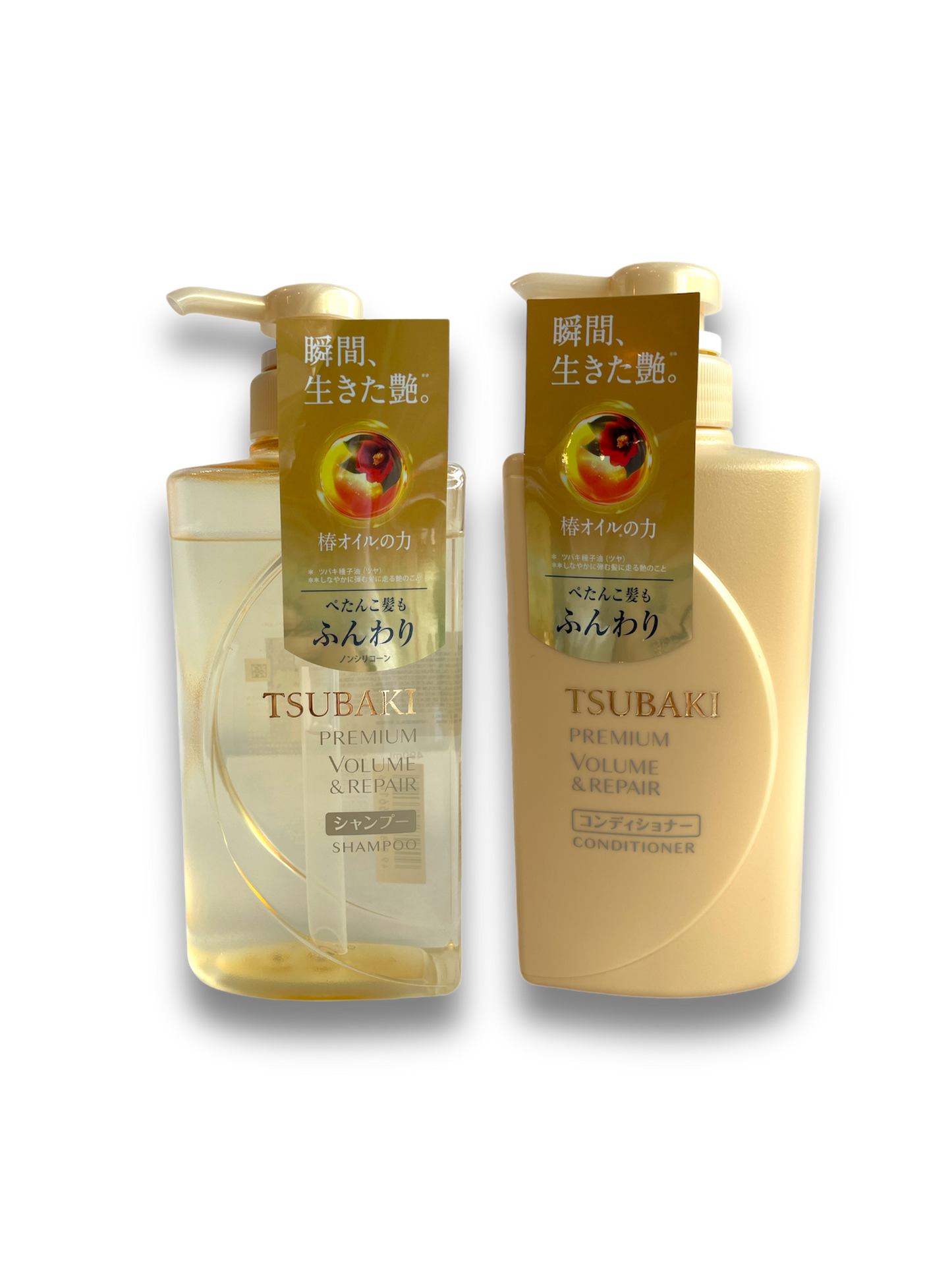 Tsubaki Premium Volume & Repair Gold Shampoo, Conditioner