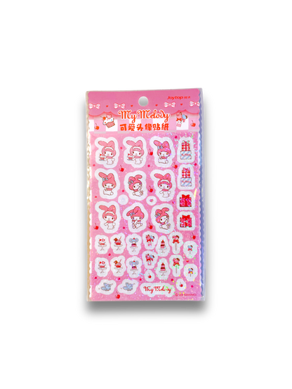 Sanrio Hologram Sticker Sheet