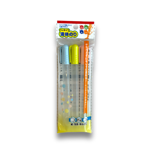 Liquid Glue Stick Pen 3-Pack