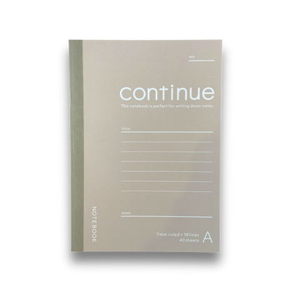 Kyowa Continue A6 Ruled Lined Notebook All Colors 2-Pack