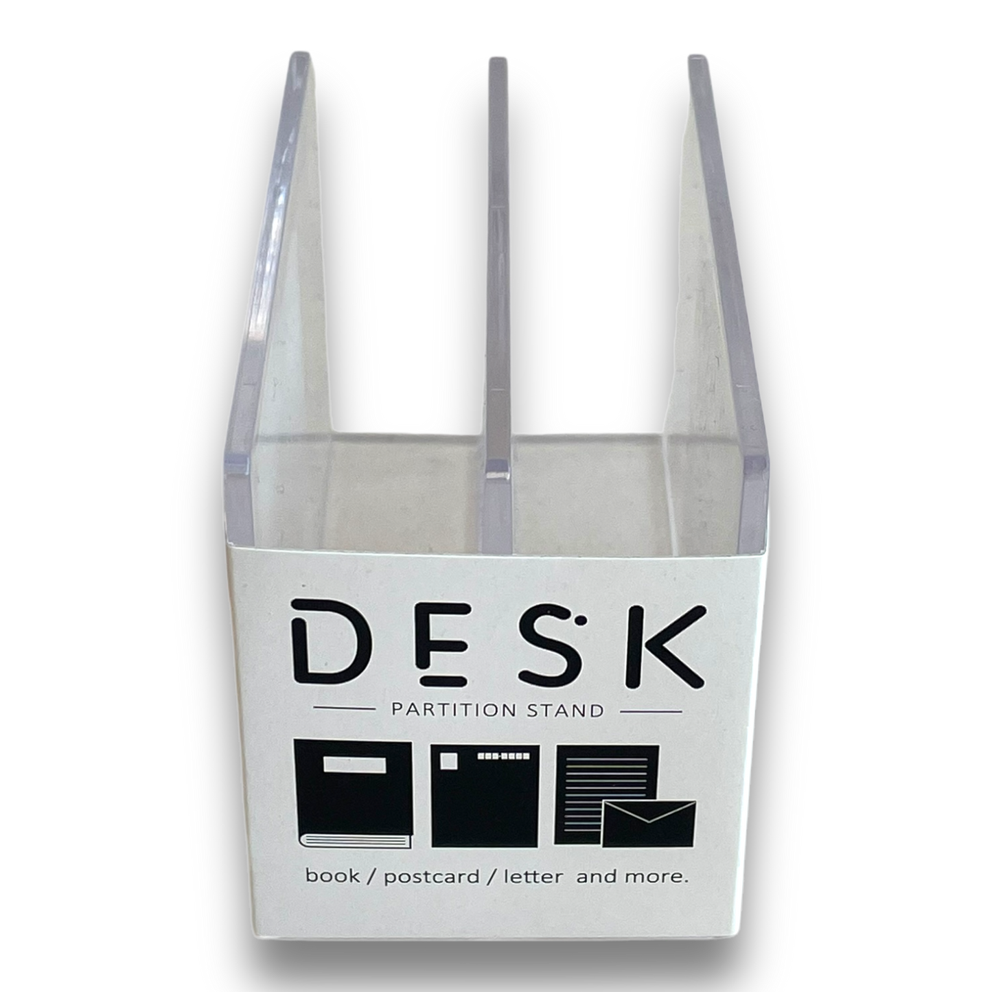 Clear Desk Partition Stand