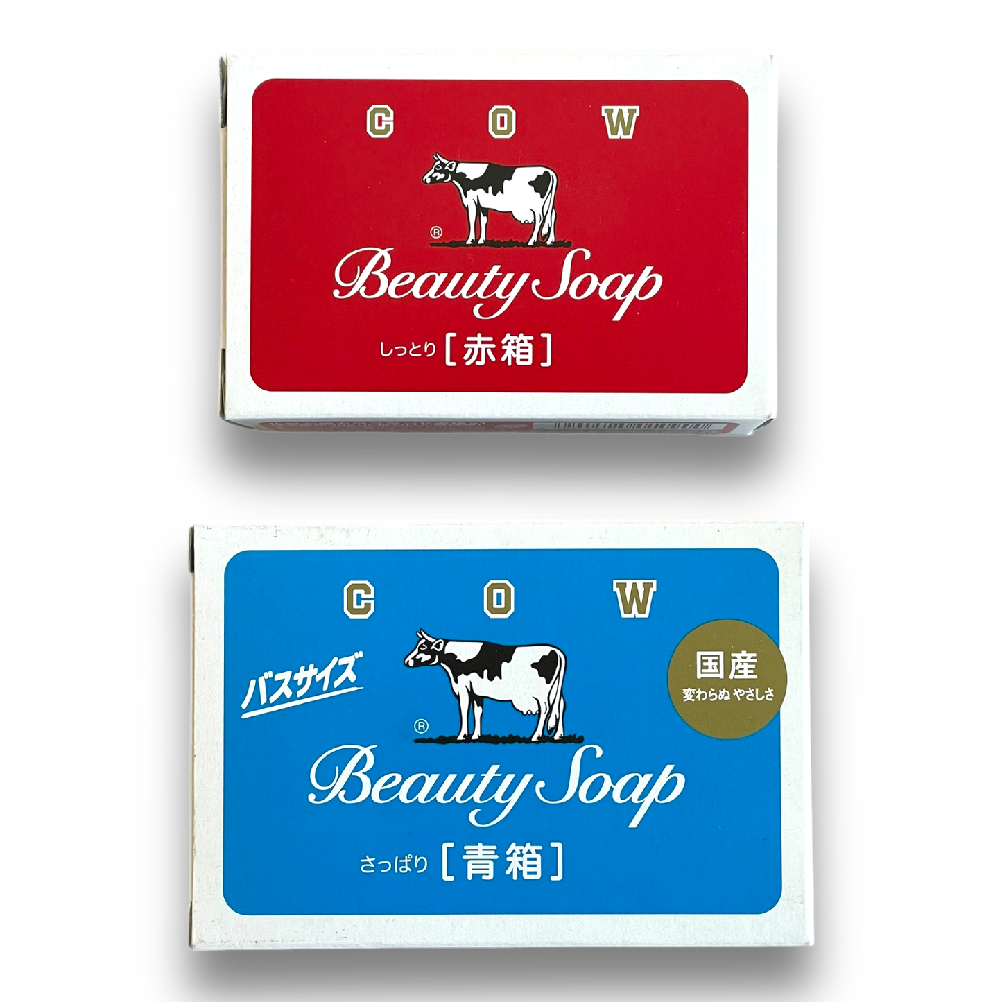 Cow Beauty Soap Red and Blue