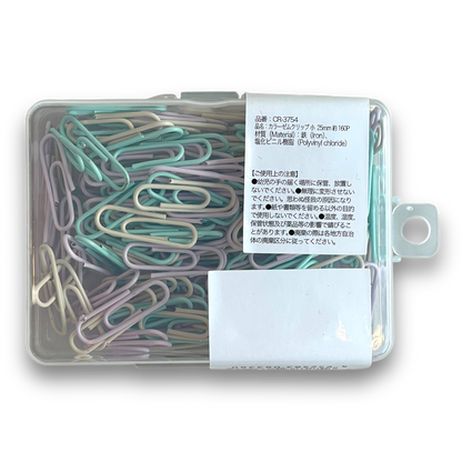 Color Gem Paper Clips 160 Pack