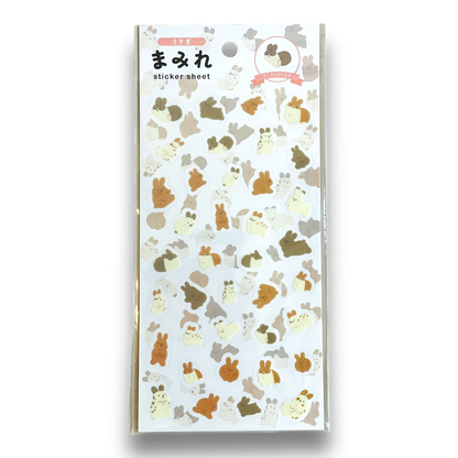 World Craft Rabbit Sticker Sheet