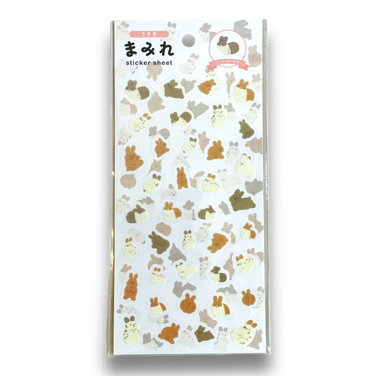 World Craft Rabbit Sticker Sheet