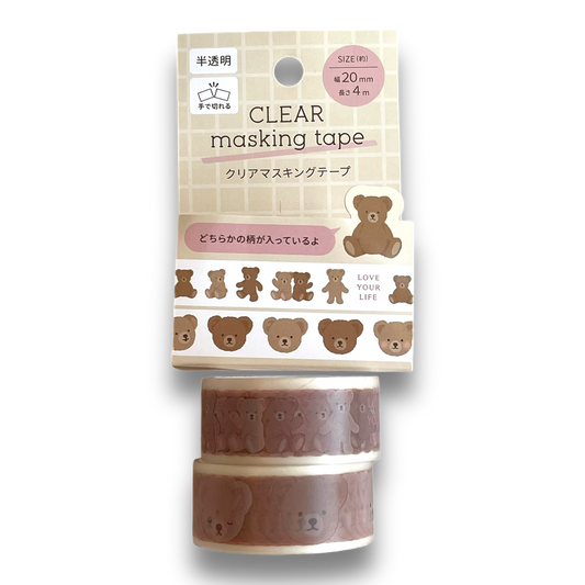 Bear Clear Masking Tape