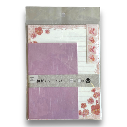 Washi Pink Sakura Letter Set