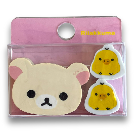 Rilakkuma Erasers