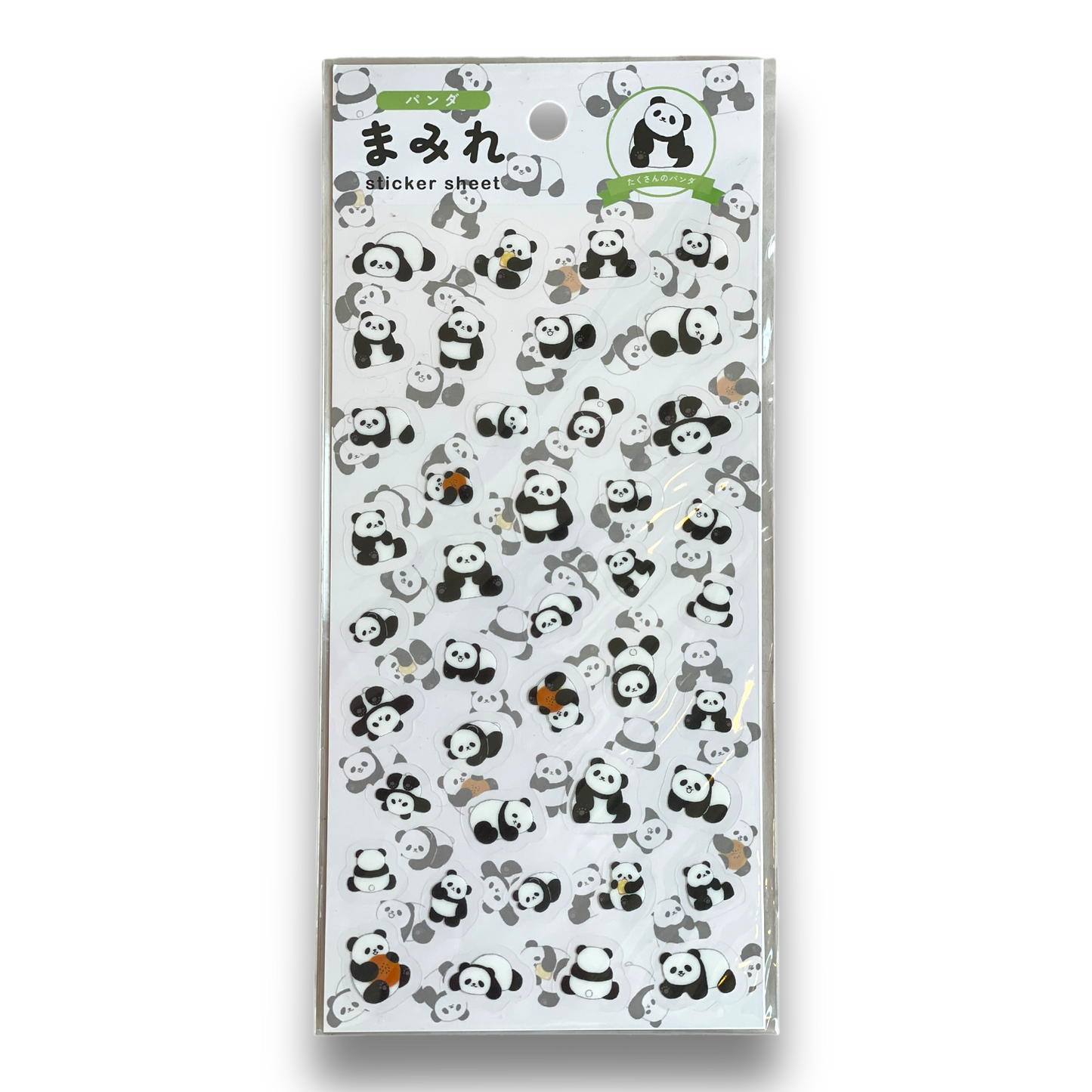 World Craft Panda Sticker Sheet