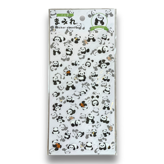 World Craft Panda Sticker Sheet