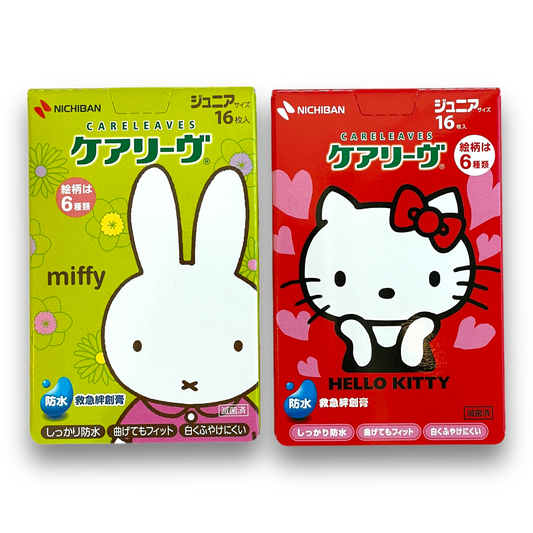 Nichiban Waterproof Band-Aid Miffy, Hello Kitty