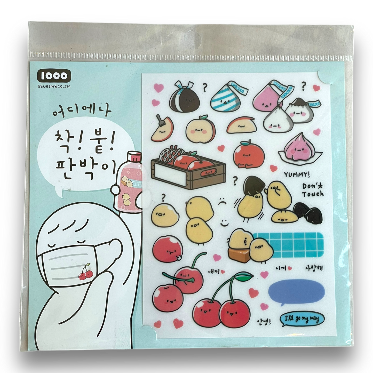 Food Korean Sticker Sheet