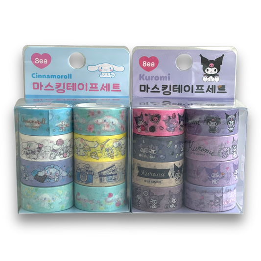 Sanrio Masking Tape 8 Pack