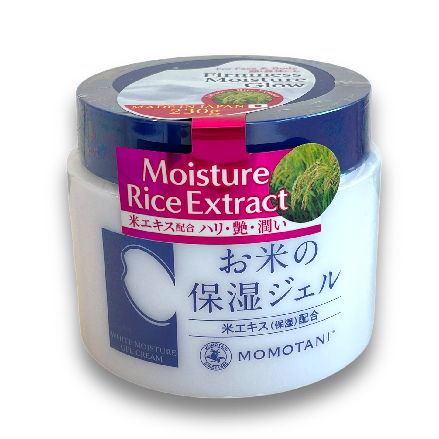 Momotani White Moisture Rice Extract Gel Cream