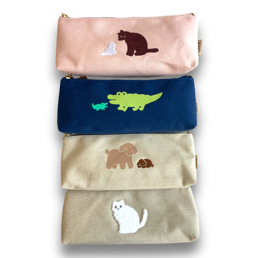 Schatz Embroidered Pouches