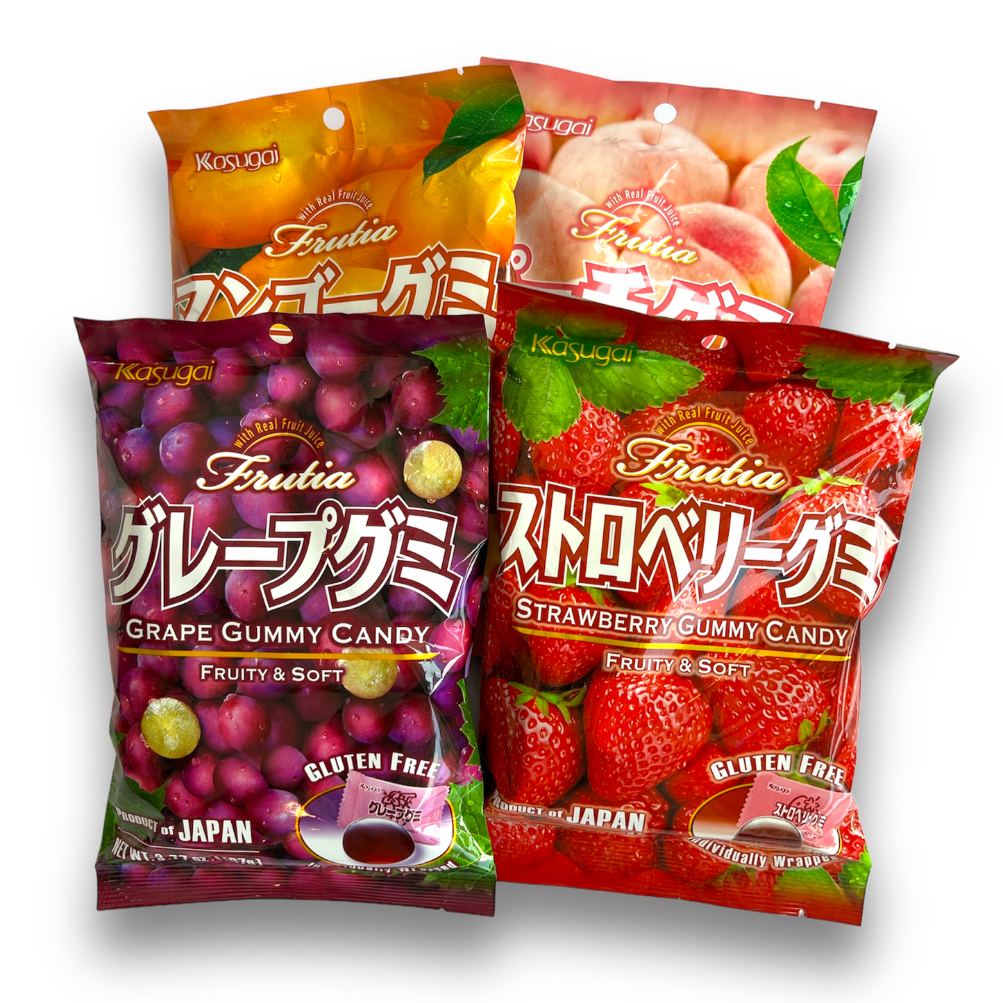 Kasugai Fruitia Gummy Candy All Flavors