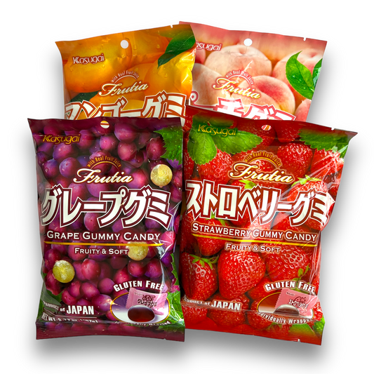 Kasugai Fruitia Gummy Candy All Flavors