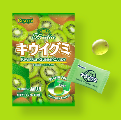 Kasugai Fruitia Gummy Candy All Flavors